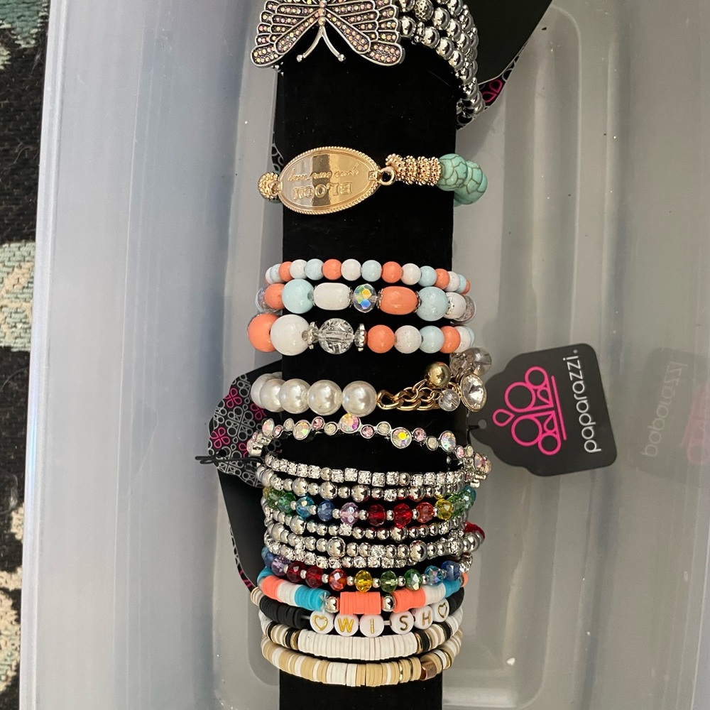 12 count Vibrant Beaded Bracelet Collection